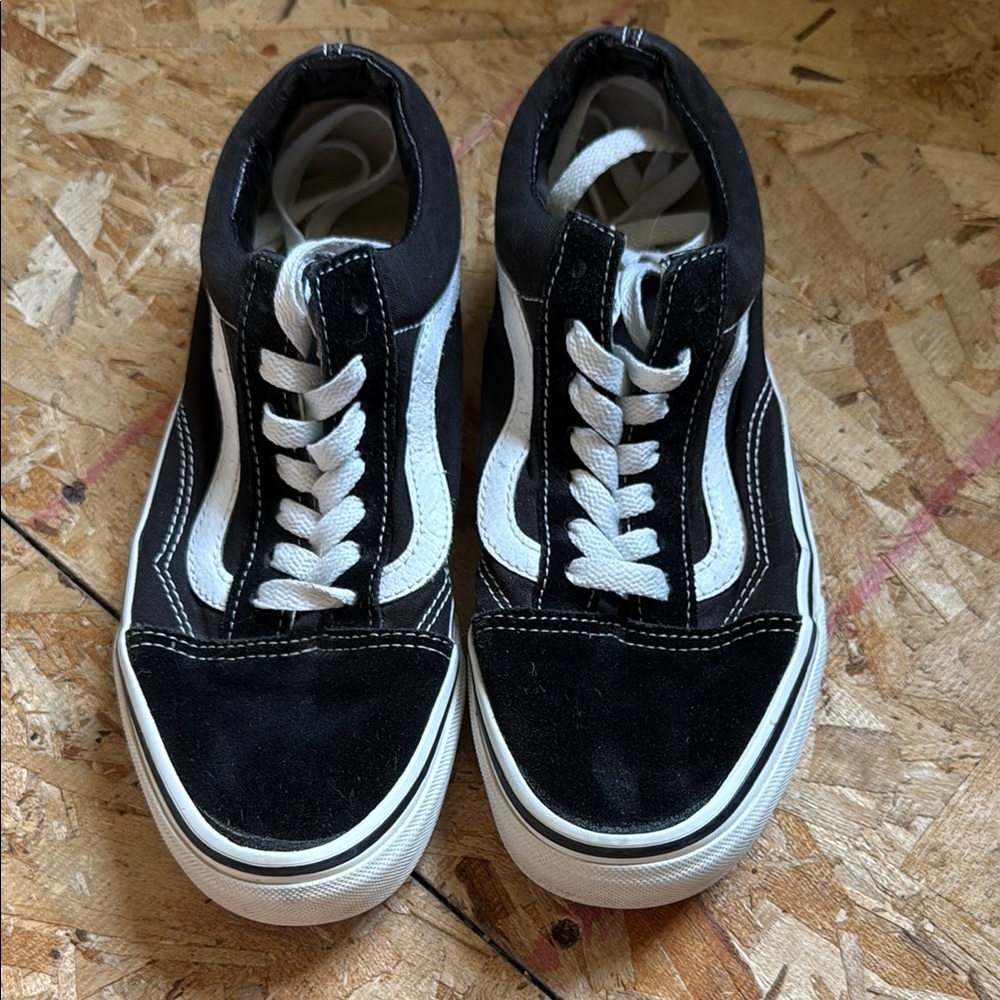Vans Black and White Old Skool Sneakers